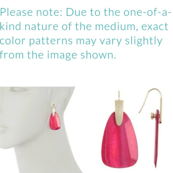 Kendra Scott Marty Earrings Pink - Mother of Pearl - Picture 7 of 7